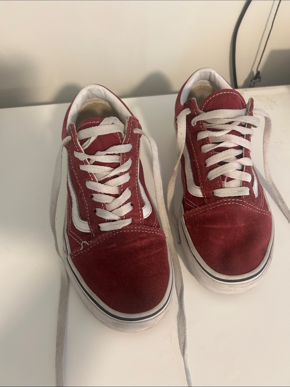 Vans Old Skool Low-Top Sneakers - Red/White